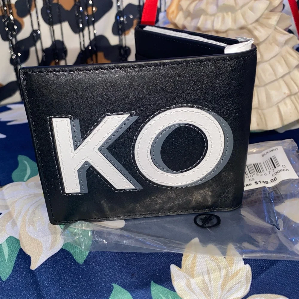 MICHAEL KORS COOPER KORS LEATHER WALLET